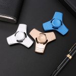 Wholesale Tri Aluminum Fidget Spinner Stress Reducer Toy for Autism Adult, Child (Mix Color)